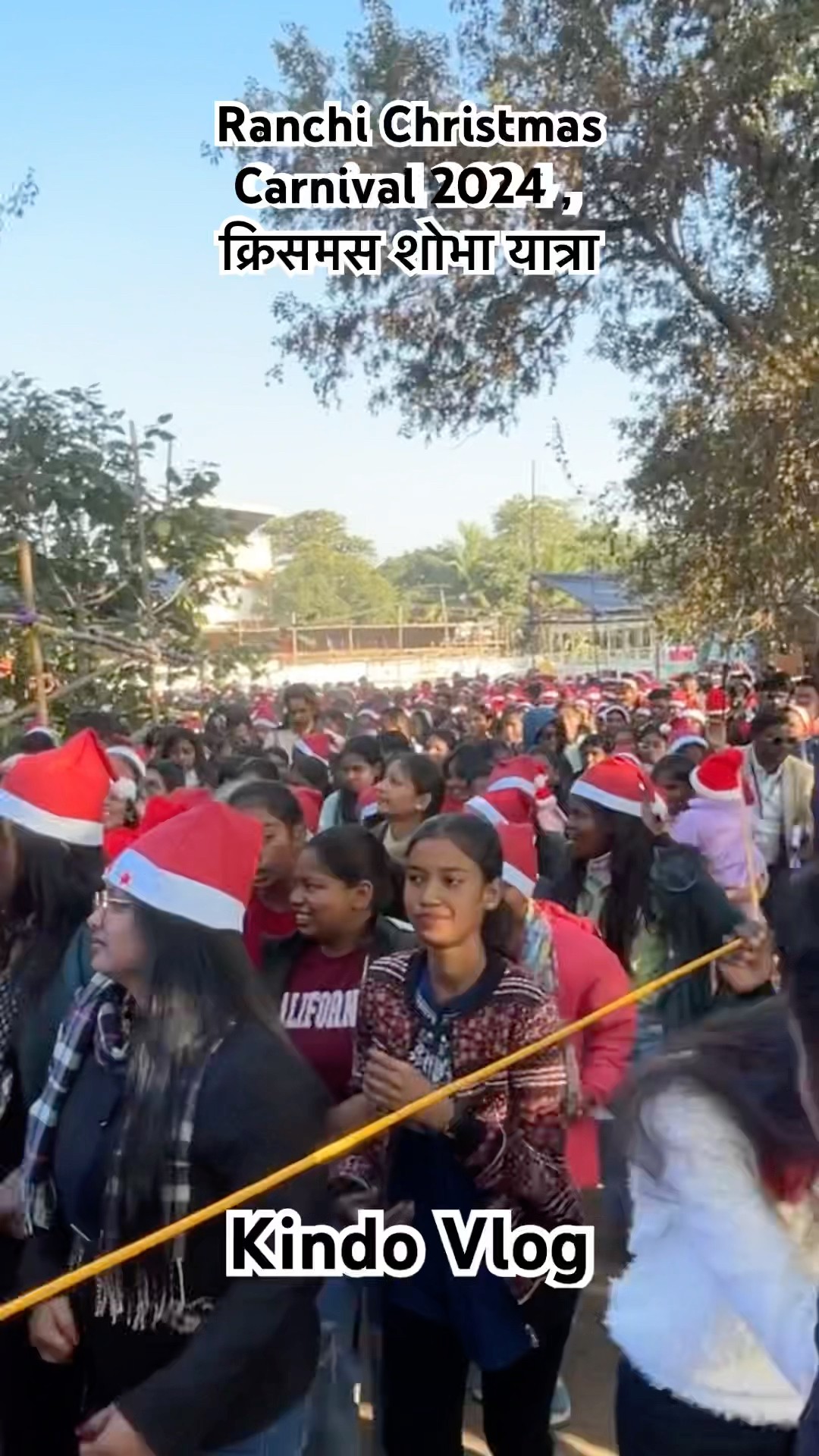 Ranchi Christmas Carnival 2024 , क्रिसमस शोभा यात्रा/video9